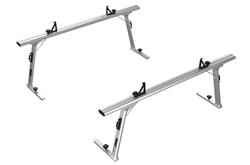 Bed and Ladder Racks, Thule TracRac SR, Truck Bed Rack, For Full-Size Trucks, Fixed Height, 1,250 lb. Capacity, Aluminum, Silver, Pair