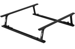 Bed and Ladder Racks, Thule Xsporter Pro Shift Overhead Rack, Truck Bed Rack, Fixed Height, 600 lb. Capacity, Locking, Aluminum, Black, Pair