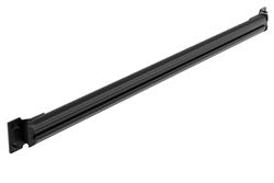 Bed and Ladder Rack Accessories, Thule Xsporter Pro Accessory Side Bar, Truck Bed Back, Aluminum, Black Powdercoated, 50.00 in. Length, Pair