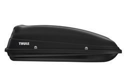 Roof Cargo Containers, Thule Sidekick, Cargo Box, Roof Mount, ABS Plastic, Black, 54.00 in. Length, 25.00 in. Width, 15.50 in. Height, Each