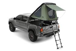 Roof-Top Truck Tent, Basin Wedge, Two Sleeper, Black/Green, Aluminum Frame, 400 lb. Capacity, Each