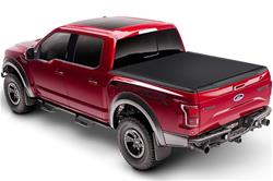 Tonneau Cover, Sentry CT, Hard Roll-up, Aluminum/Fabric, Black Matte, Ford, 6.5 ft. Truck Bed Length, Each