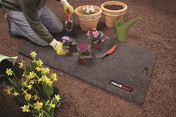 Utility Mat, 2 ft. x 4 ft., 0.750 in Thick Foam Backed, Polypropylene Fiber Cover, Folding, Set of 10