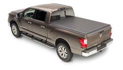 Tonneau Cover, Lo Pro QT, Soft Roll-up, Vinyl, Black, for Nissan, 8 ft. Truck Bed Length, Each