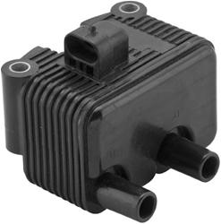 Ignition Coil, Single Fire, Socket, 0.600 ohms, Square, Black, Harley-Davidson®, Each