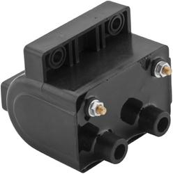 Ignition Coil, Socket, 3.000 ohms, Round, Black, Harley-Davidson®, Each