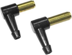 Carburetor Inlet Fitting, Keihin, Nylon/Brass, Black, Harley-Davidson®, Each