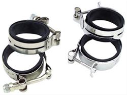 Hose Clamps, Intake, OEM Style, T-bolt, Stainless Steel, Natural, Harley-Davidson®, Pair