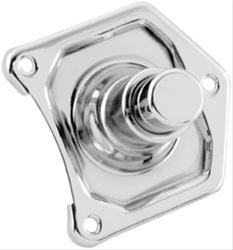 Solenoid Housing Starter Button, Push Button, Momentary, Steel, Chrome, Harley-Davidson®, Each