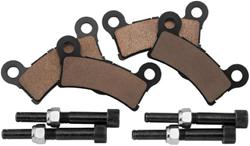 Brake Pads, X-Stop, Sintered Copper Alloy, Rear, Harley-Davidson®, Set of 4