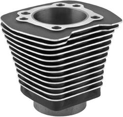 Cylinder, Aluminum, Steel Liner, 3.500 in. Bore, Black Finish, Harley-Davidson®, Each