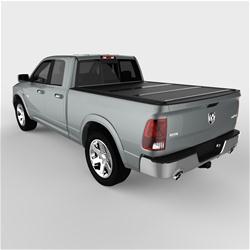 Tonneau Cover, Flex, Hard Folding, Matte Black, Dodge, Ram, 6 1/2 ft. Bed, Without RamBox, Each