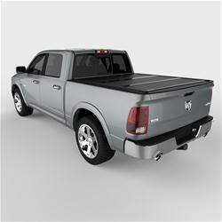 Tonneau Cover, Flex, Hard Folding, Matte Black, Dodge, Ram, 5 1/2 ft. Bed, Without RamBox, Each