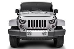 Grille and Grille Inserts, Jeep JK 2DR/4DR Thrasher 2007-Current Unpainted