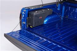 Storage Box, SwingCase, Passenger Side, ABS Plastic, Black, Chevy Silverado, GMC Sierra, Each