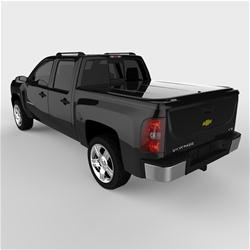 Tonneau Cover, LUX Series, One-piece, Black, Chevy, 5 3/4 ft. Bed, Each