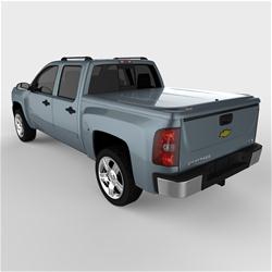 Tonneau Cover, LUX Series, One-piece, Stealth Gray, Chevy, 5 3/4 ft. Bed, Each