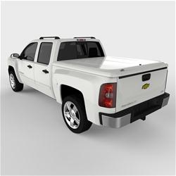 Tonneau Cover, LUX Series, One-piece, Olympic/Summit White, Chevy, 5 3/4 ft. Bed, Each