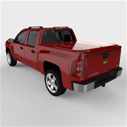 Tonneau Cover, LUX Series, One-piece, Victory Red, Chevy, 5 3/4 ft. Bed, Each