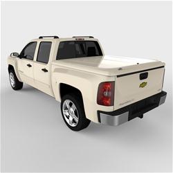 Tonneau Cover, LUX Series, One-piece, White Diamond, Chevy, 5 3/4 ft. Bed, Each