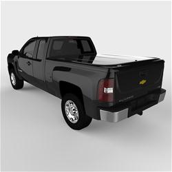 Tonneau Cover, LUX Series, One-piece, Black, Chevy, 6 1/2 ft. Bed, Each