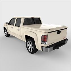 Tonneau Cover, LUX Series, One-piece, White Diamond, GMC, 5 3/4 ft. Bed, Each