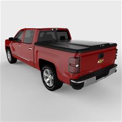 Tonneau Cover, Elite Series, One-piece, Black Textured, Chevy, 6 1/2 ft. Bed, Each