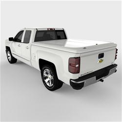 Tonneau Cover, LUX Series, One-piece, Olympic/Summit White, Chevy, 6 1/2 ft. Bed, Each