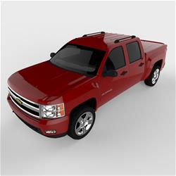 Tonneau Cover, LUX Series, One-piece, Pull Me Over Red, Chevy, 6 1/2 ft. Bed, Each