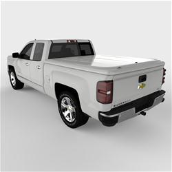 Tonneau Cover, LUX Series, One-piece, Silver Ice, Chevy, 6 1/2 ft. Bed, Each