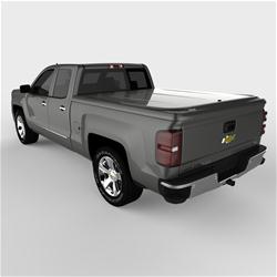 Tonneau Cover, LUX Series, One-piece, Iridium Effect Gray, Chevy, 6 1/2 ft. Bed, Each
