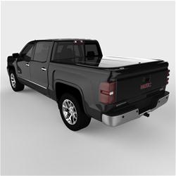 Tonneau Cover, LUX Series, One-piece, Black, GMC, 5 3/4 ft. Bed, Each