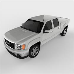 Tonneau Cover, LUX Series, One-piece, Abalone White, GMC, 5 3/4 ft. Bed, Each