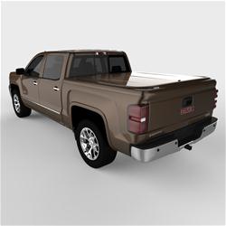 Tonneau Cover, LUX Series, One-piece, Brownstone, GMC, 5 3/4 ft. Bed, Each