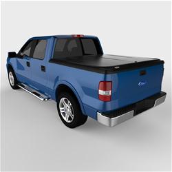 Tonneau Cover, SE Series, One-piece, Black Textured, Ford, Lincoln, 5 1/2 ft. Bed, Without Cargo Channel, Each
