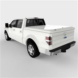 Tonneau Cover, LUX Series, One-piece, Oxford White, Ford, 5 1/2 ft. Bed, Each