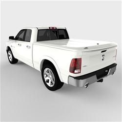 Tonneau Cover, LUX Series, One-piece, Bright White, Dodge, Ram, 6 1/2 ft. Bed, Without RamBox, Each