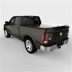Tonneau Cover, LUX Series, One-piece, Brilliant Black, Dodge, Ram, 6 1/2 ft. Bed, Without RamBox, Each