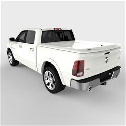 Tonneau Cover, LUX Series, One-piece, Bright White, Dodge, Ram, 5 1/2 ft. Bed, Without RamBox, Each