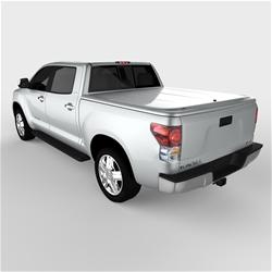 Tonneau Cover, LUX Series, One-piece, Silver Sky, Toyota, 5 1/2 ft. Bed, With Deck Rail, Each