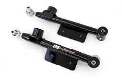 Control Arms, Rear, Lower, Tubular, Bushings, Black Powdercoated, Steel, Pair
