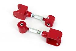 Control Arms, Rear Upper, Adjustable, Chromoly, Red Powdercoated, Ford, Pair