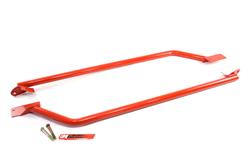 Subframe Connectors, Weld-On, Steel, Red Powdercoated, Ford, Pair