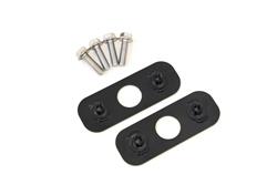 Brackets, Sway Bar Reinforcement, Steel, Black Zinc, Ford, Kit