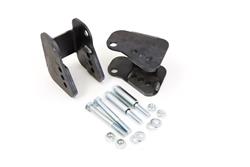 Control Arm Relocation Brackets, Rear Lower, Natural, Weld-On, Kit