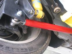 Control Arms, Adjustable, Rear Lower, Tubular, Chromoly, Black Powdercoated, Chevy/Pontiac, Pair