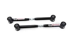 Adj Lower Control Arms, Poly Bushings, Chromoly- Black