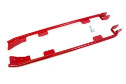 Subframe Connectors, Weld-On, Steel, Red Powdercoated, Chevy, Pontiac, Pair
