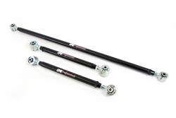 Control Arms, Roto-Joint, Rear Lower, Tubular, Adjustable Panhard Bar, Black Powdercoated, Chromoly, Kit