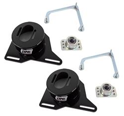Wheel Alignment Kit, Caster/Camber Plates, Black Powdercoat, Kit